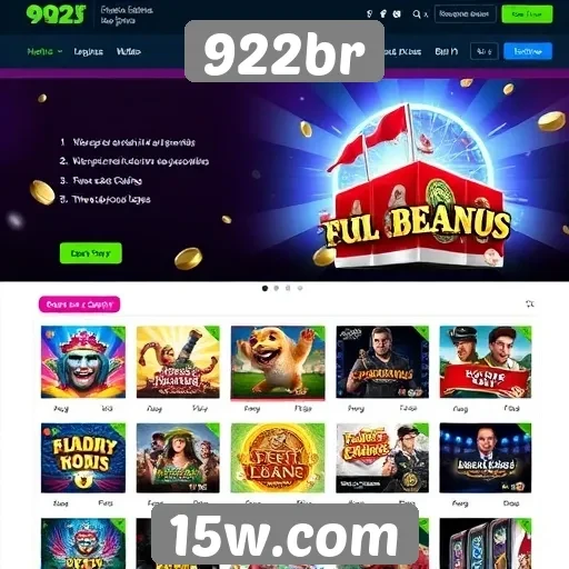 Avaliação das funcionalidades do site de jogos 922br