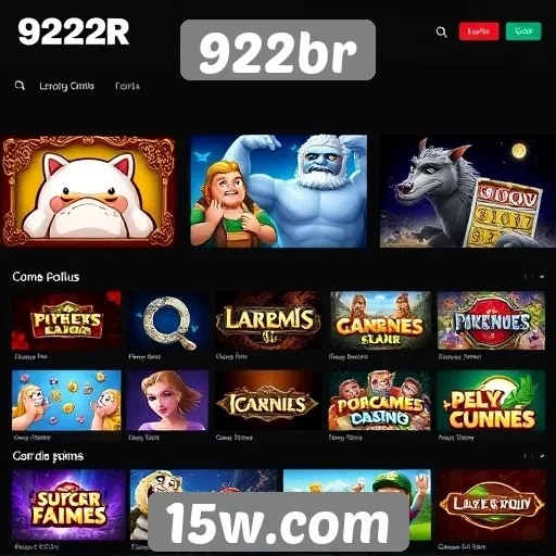 Exploração dos jogos disponíveis no 922br