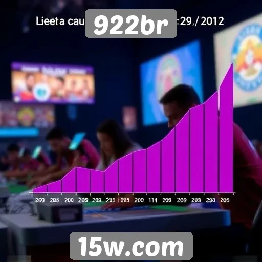 Números crescentes de jogadores ativos no 922br