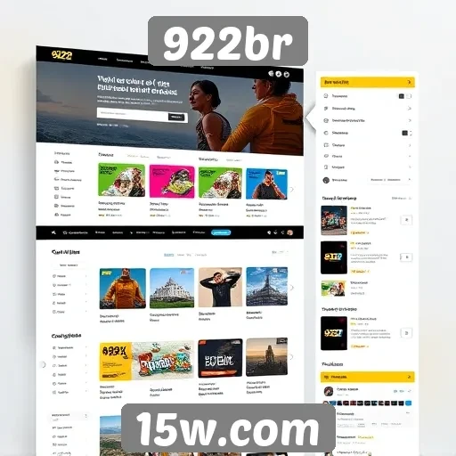 Avaliação da interface do site 922br