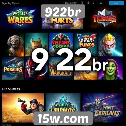 Principais jogos disponíveis na plataforma 922br