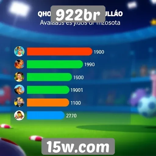 Avaliação dos jogos mais populares em 922br