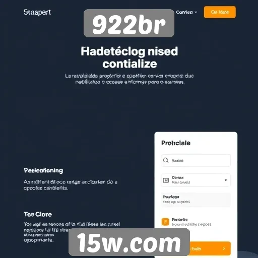 Interface do usuário: navegabilidade no site 922br